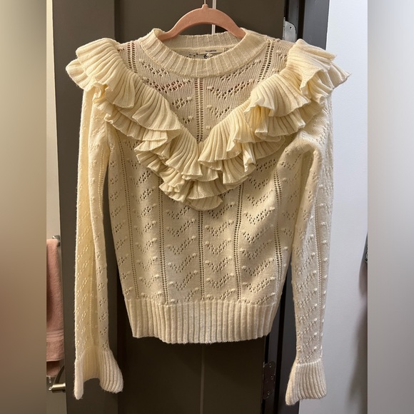 Tularosa Manny Sweater in Ivory - Picture 2 of 5